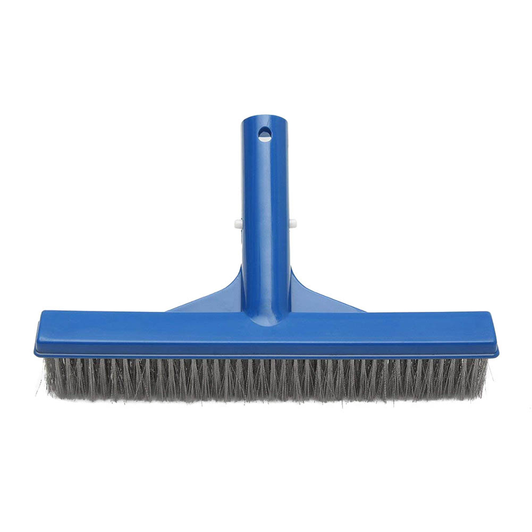 10in Swimming Pool Brush Professional Stainless Steel Wire Pool