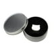 thumbnail image 3 of Limpiador de cepillos de maquillaje caja de limpieza seca esponja de ojos interruptor removedor de maquillaje, tamaño perfecto para  de Caja plateado Macarena esponja limpiador de cepillo, 3 of 6