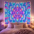 thumbnail image 2 of Radiant Mandala in Layered Petals and Paisley Swirls, Mystical Boho for Meditation Enthusiasts, Geometric Wall Art, New Home Gift, Tapestry Wall Hanging for Bedroom and Studio, 2 of 7