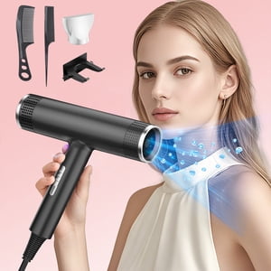 PEONAVET handheld hairdryer Hair Dryer High Power Hair Dryer Home Hair Dryer Hot Wind Comb Hair Salon Blowing Comb