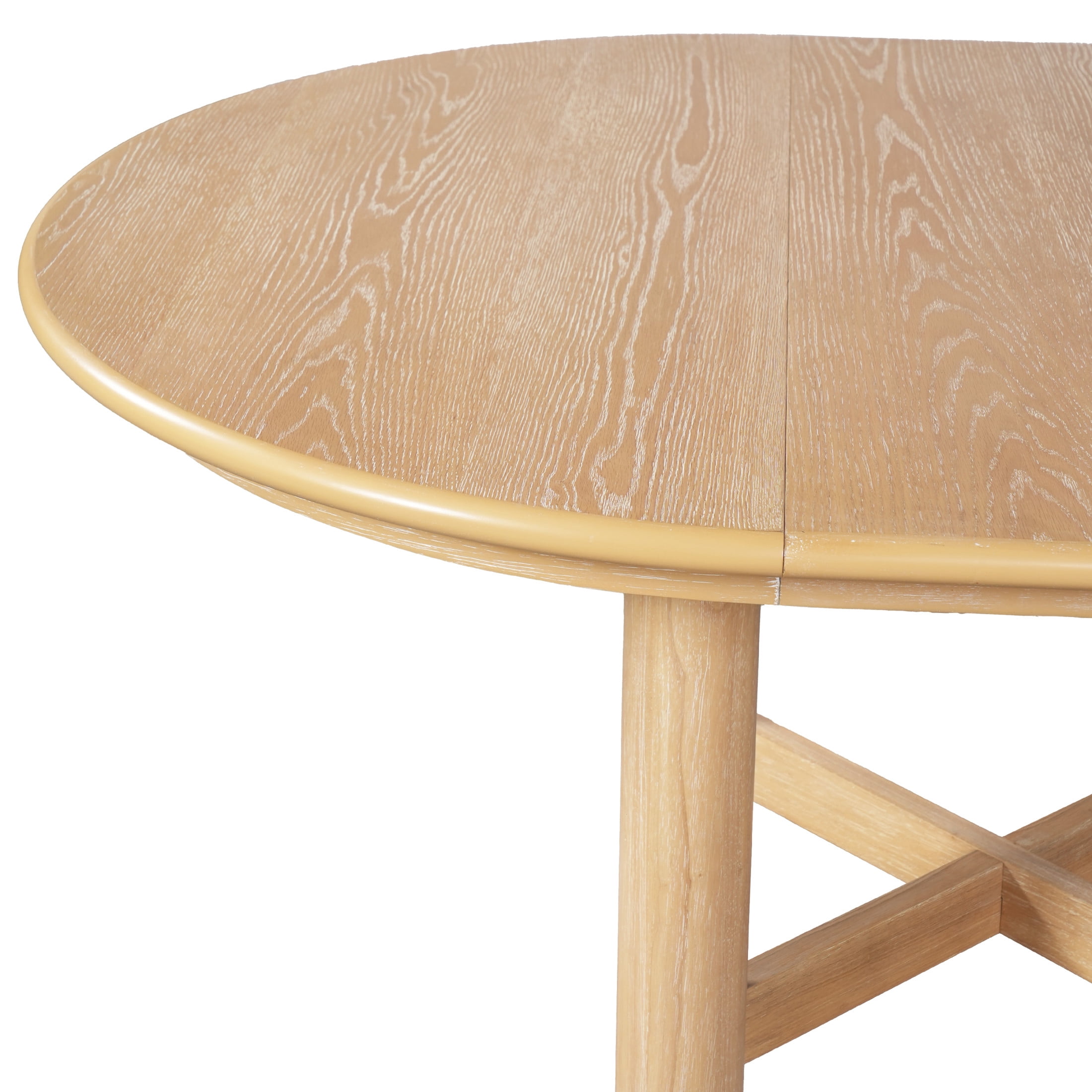 Christopher Knight Home Extendable Oval Dining Table with Removable Leaf, Seats 4-6 People, Natural