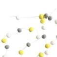 thumbnail image 4 of 2pcs Colorful Felt Ball String Ornament Girls Room Decor Hair Ball Hanging Pendant For Party Decor Garland Children DIY Supplies No.01, 4 of 7