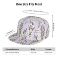 thumbnail image 6 of Uemuo Lavender Flowers Pattern Women's Baseball Cap,Straight Brim Hat,Golf Dad Hat,Travel Hat,Sun Protection Cap,Everyday Accessory, 6 of 9