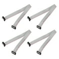 thumbnail image 1 of Uxcell 4 Pcs Flat Ribbon Cable, 2mm Pitch 16mm Width 30cm Long 16 Pin FC to FC Flat Ribbon Connector for PC, LED Displays, 1 of 5