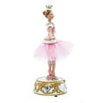 thumbnail image 4 of Kurt Adler 10-Inch Pink Musical Base Ballerina Figure, 4 of 6