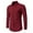 Wine, variant on Men's Solid Color Classic Dress Shirts - Long Sleeve Stretch Wrinkle-Free Formal Business Casual Button Down Shirts