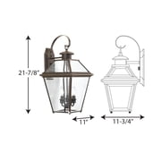 Burlington Collection Three-Light Large Wall Lantern