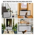 Magic Pet Gate, Indoor Outdoor Retractable Dog Fence, Adjustable