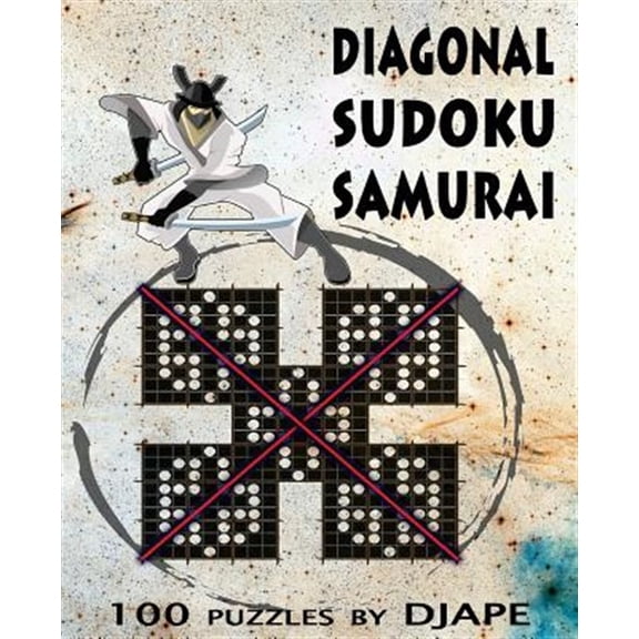 Pre-Owned Diagonal Sudoku Samurai X : 100 Puzzles