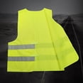 thumbnail image 2 of Hottest Reflective Vest High Visibility Fluorescent Green Outdoor Safety Clothing Fluorescent green, 2 of 7