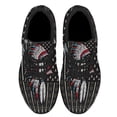 thumbnail image 2 of Native American flag Shoes Sneakers for Women Men Black Size 11.5, 2 of 7