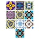 thumbnail image 3 of 10 Piezas Varios Patrones Calcomanías de Pared Calcomanías de Salpicaduras de Cocina Calcomanías para Mejorar 6x6 Pu - sol, 15x15cm, 3 of 9