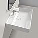 thumbnail image 2 of Nameeks CeraStyle 037100-U-ONE HOLE Sharp Rectangular White Ceramic Wall Mounted or Drop In Sink - un Trou - Blanc, 2 of 2