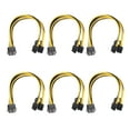 thumbnail image 1 of Cable de alimentación PCIE 8 pines hembra a 2 extremos Ticfox, 1 of 14