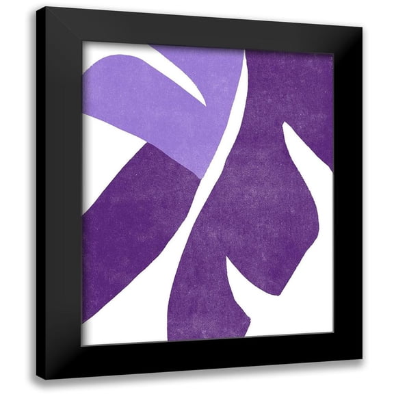 Vess, June Erica 12x14 Black Modern Framed Museum Art Print Titled - Color Cuts VIII