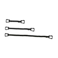 thumbnail image 2 of 3x Camping Lanyards correas Suministros de guardado de espacio con clips Tendederos de carpa para mochilas de picnic Fishing de viajes al aire libre Negro, 2 of 8