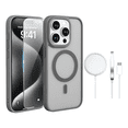 thumbnail image 4 of Funda Para iPhone 12 + Cargador Inalámbrico 15w + Mica De Vidrio Eo Safe Imports Gris, 4 of 5