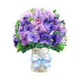 thumbnail image 2 of LKZQHMC 3D Greeting Cards Pop Up Cards 13.8" Violet Paper Flower Bouquet Gifts for Women Mom Wife Birthday,Anniversary,Get Well Cards with Note Card & Envelope,Romantic Violet,Violet, 2 of 4