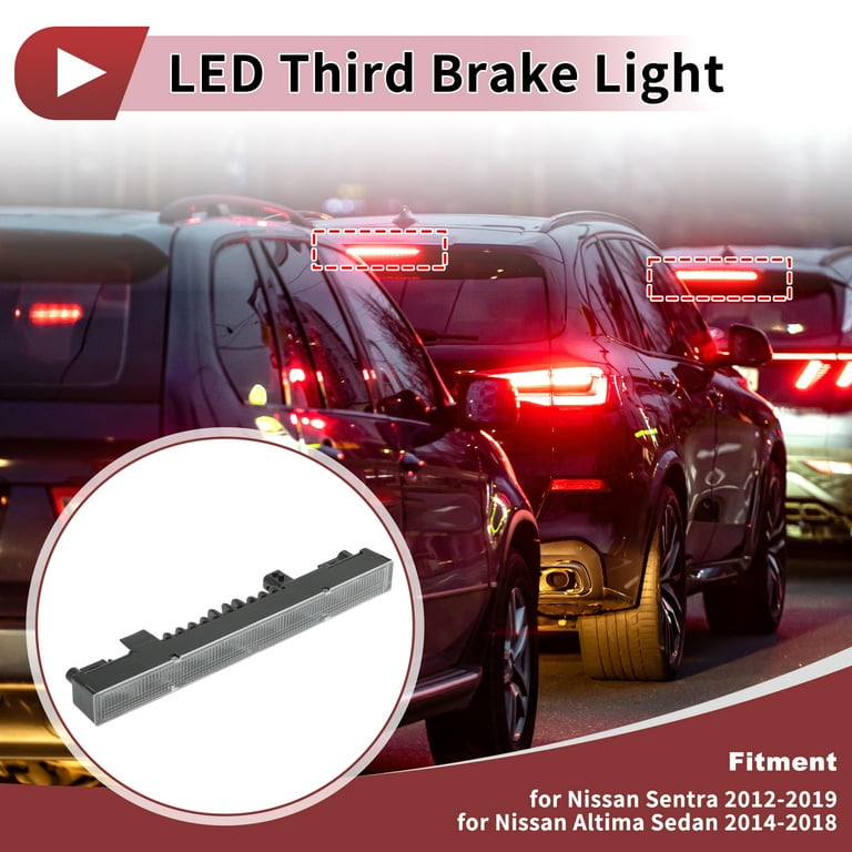 Unique Bargains LED Third Brake Light for Nissan Sentra 2012-2019