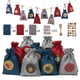 thumbnail image 3 of Bolsas de calendario de adviento de Navidad, juego de bolsas de regalo de calendario de Adviento con pegatina de papel de Papá Noel, decoración de Navidad de Año Nuevo, 24 días, 3 of 4