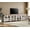 White, variant on 100" TV Stand with Glass Door, Wood TV Cabinet Entertainment Center for 75/80/85/90 Inch TV, 3-in-1 Kitchen Buffet Cabinet with Large Storage Cabinets for Dining Room & Living Room & Bedroom, Oak
