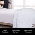 thumbnail image 5 of Reebok RBK FRESH Fashion Stripe Comforter - Lightweight All-Season, Breathable Performance Bedding Twin White, 5 of 6