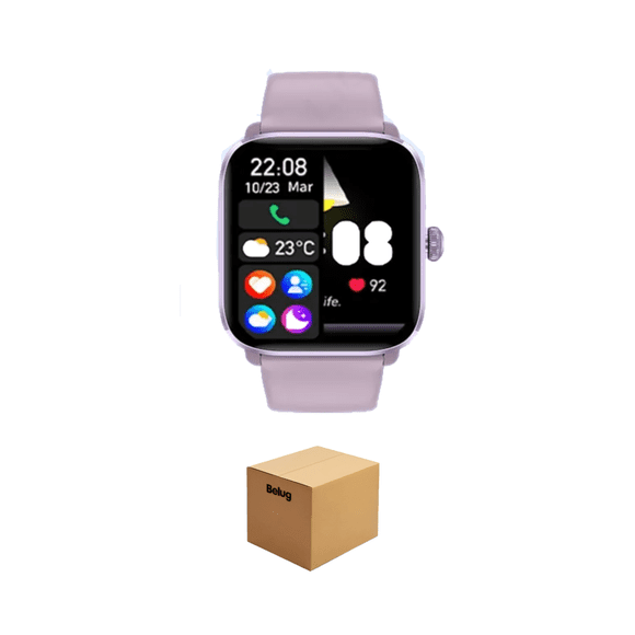 Reloj Inteligente Mujer 1.83 bluetooth Llamada Smartwatch Belug Morado