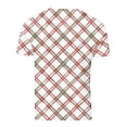 thumbnail image 4 of Styesk T-Shirts pour Homme Mode pour Hommes Impression Florale Mode Entraînement Physique Col Rond Manches Courtes T-Shirt, 4 of 5