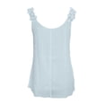thumbnail image 6 of DHFJKG Summer Camisole Tops For Women Solid Color Lace Trim Sleeveless Tank Clothes Casual Everyday Wear Solid Color Stylish Tops, 6 of 6