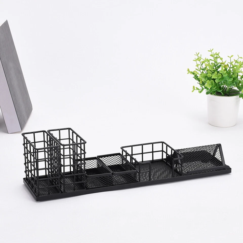 Mesh Pen Holders Kit Desk Pencil Containers Desk Organizers And Accessories