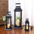 thumbnail image 4 of Metal Candle Lanterns with Stand - Three-tier Lantern Stand for Yard, 4 of 4