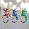 thumbnail image 4 of Arte De Pared Gecko De Metal, Lagarto De Metal Hueco De Hierro Forjado Para Colgar En La Pared, Decoración De Jardín Para El Hogar Para Fijar En Árboles Y Vallas Guardurnaity HA042565-03, 4 of 6