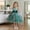 Vert, variante sur Robes pour Filles de Catégorie Produit 2 - Robe de Concours pour Filles avec Nœud Papillon Robe Sans Manches pour Fête