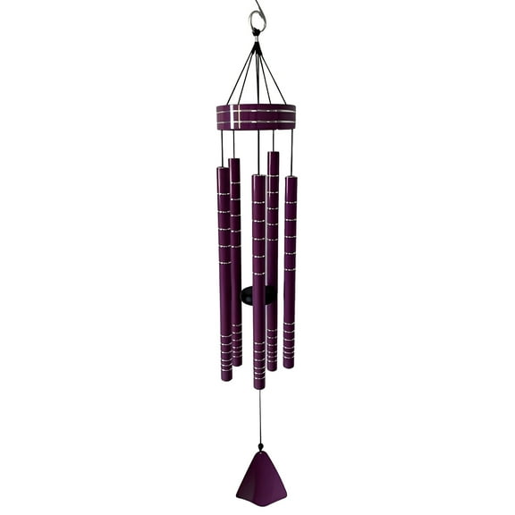 FC Design 40" Long Purple Tuned Traditional Wind Chime Statue Sculpture Ornament Decoration Home/Room/Garden Decor and Unique Gift Ideas for Housewarming, Holidays and Birthdays