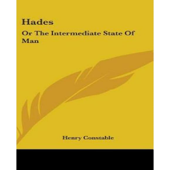 Hadès: Ou l'État Intermédiaire de l'Homme