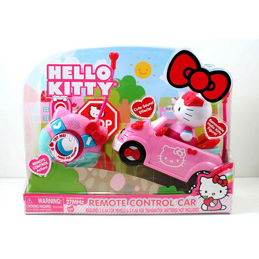 HELLO KITTY CONVERTIBLE REMOTE CONTROL VEHICLE BY JADA TOYS - image 2 of 2