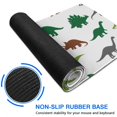 thumbnail image 6 of Long Mouse Pads for Desk,White Dinosaurs Silhouette Pattern Desk Mats on Top Of Desks, Desk Mouse Pad Extra Large with 3mm Non-Slip Base and Stitched Edge for Gaming,Office,Work,Home 31.5"x11.8", 6 of 6