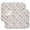 White Christmas Deer, variant on White Christmas Candy Cane Pattern Dish Drying Mat for Kitchen 1 Pack, Ultra Absorbent Microfiber Dishes Drainer Mats,16x18in(41x46cm)