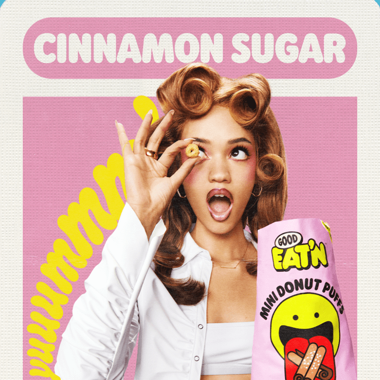 洋楽 Eat'n Good The Label Good Eat'n Cinnamon Sugar Puffs 5oz - Walmart.com