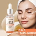 thumbnail image 5 of Suero facial con ácido hialurónico Jaysuing 5 en 1, hidratante, iluminador, antienvejecimiento, con vitamina C, reduce los poros, cuidado de la piel, 30 ml, 5 of 5
