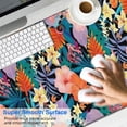 thumbnail image 2 of Long Mouse Pads for Desk,Pioneer Flower Floral Print Pattern Desk Mats on Top Of Desks, Desk Mouse Pad Extra Large with 3mm Non-Slip Base and Stitched Edge for Gaming,Office,Work,Home 47.3"x23.6", 2 of 6