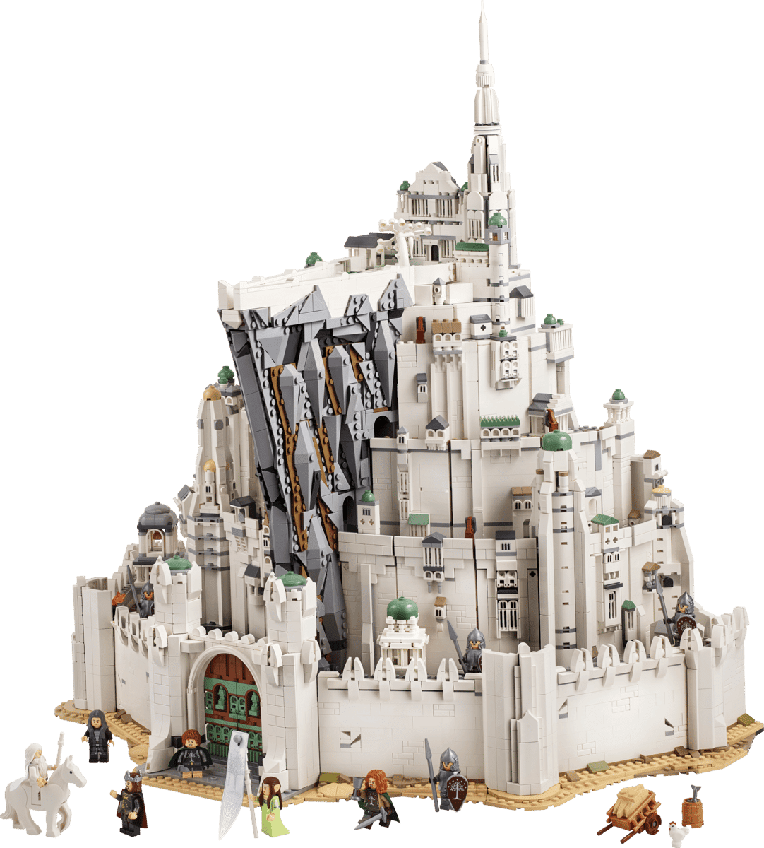LEGO Icons The Lord of The Rings: Minas Tirith (11377) Building Set for Adults, Ages 18+-