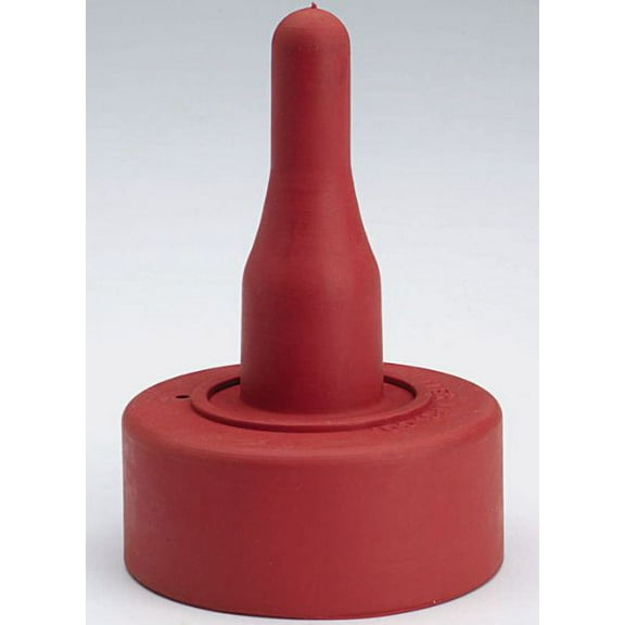 Red Rubber Snap On Lamb Nipple Fits Little Giant Milk Bottles Sheep Calf Foal