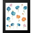 thumbnail image 2 of Nai, Danhui 15x18 Black Modern Framed Museum Art Print Titled - Retro Flowers I, 2 of 5
