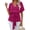 Bright Red, variant on Women Summer V Neck Shirt Short Sleeve Tie Casual T Shirt Top