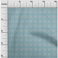 thumbnail image 2 of oneOone Rayon Light Blue Fabric Asian Block Print Floral Sewing Craft Projects Fabric Prints By Yard 56 Inch Wide, 2 of 4