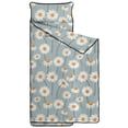 thumbnail image 2 of Daisy Pioneer Flower Teens Toddler Nap Mat with Pillow, Sleeping Mat Bag for Preschool Daycare 59"x22", 2 of 6