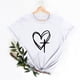 thumbnail image 3 of Camisetas de Manga Corta para las Mujeres Casual Día de Pascua Impresión Cuello de Tripulación Suelta Camiseta, Poliéster Spandex, 3 of 7