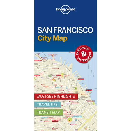 San francisco city map - folded map: