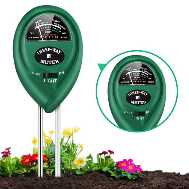 Cheers Us Soil Ph Meter 3 In 1 Soil Tester Kits With Moisture Light And Ph Test For Garden Farm Lawn Indoor Outdoor Walmart Com Walmart Com